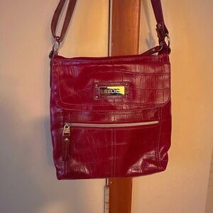 Relic Deep Red Crossbody Bag